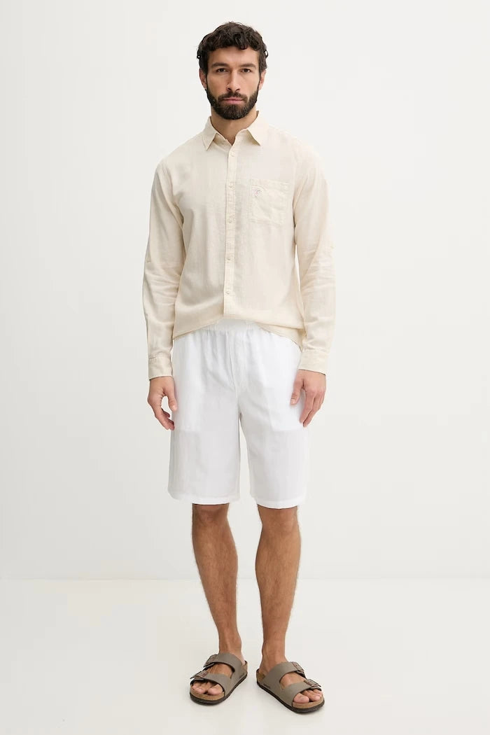 Guess Риза мъжка ленена