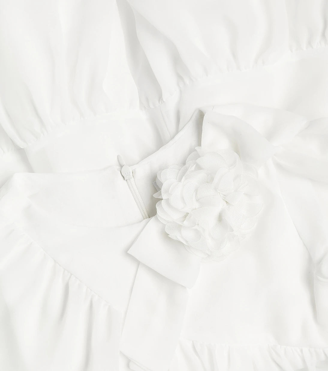 Patachou - Bow-detail tulle dress