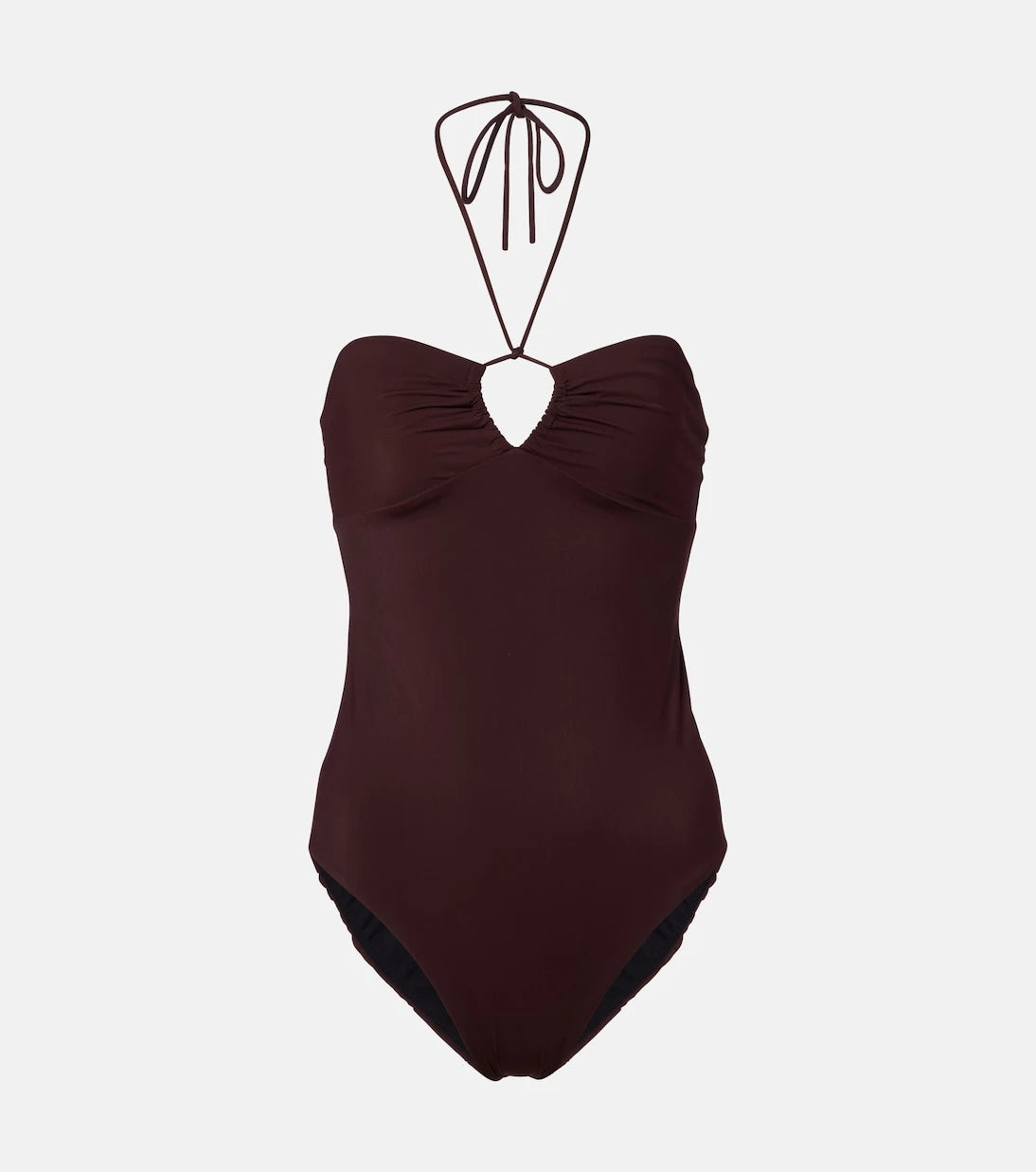 Tory Burch - Keyhole halterneck swimsuit