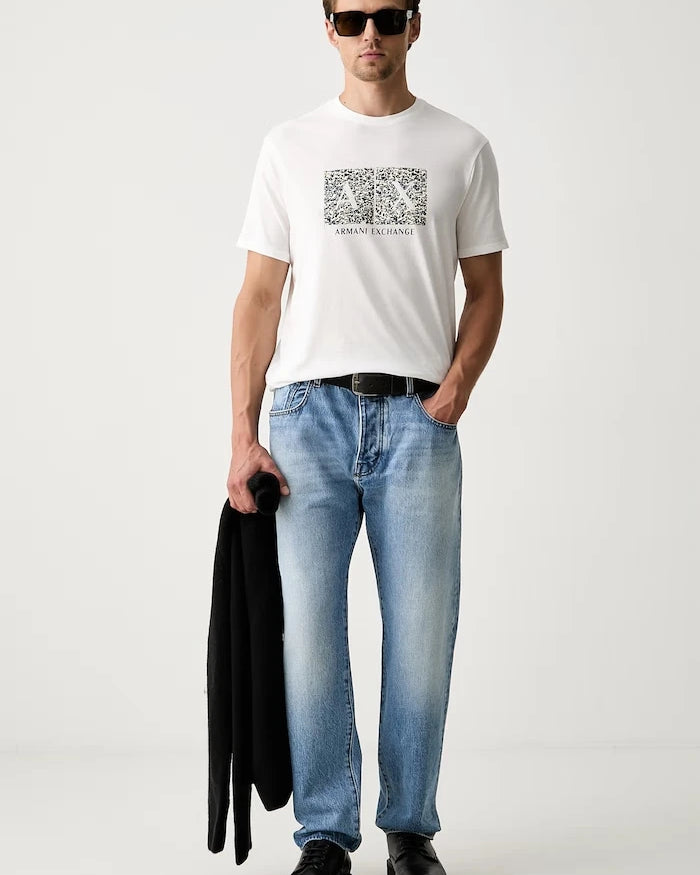 Armani Exchange erkek loose jean pantolon