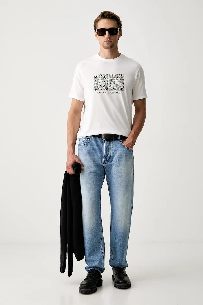 Armani Exchange erkek loose jean pantolon