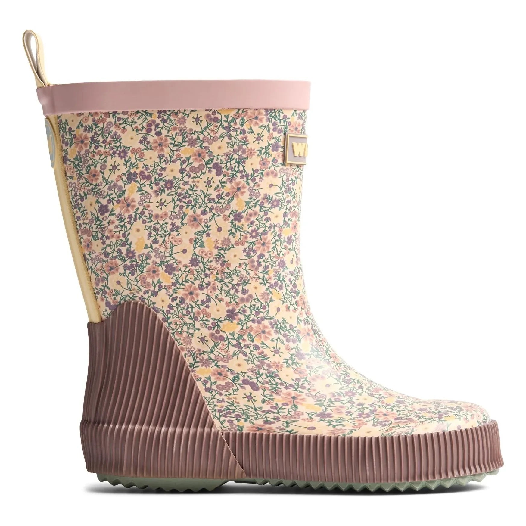 Wheat - Welly Fleuries Rain Boots | Pale Pink