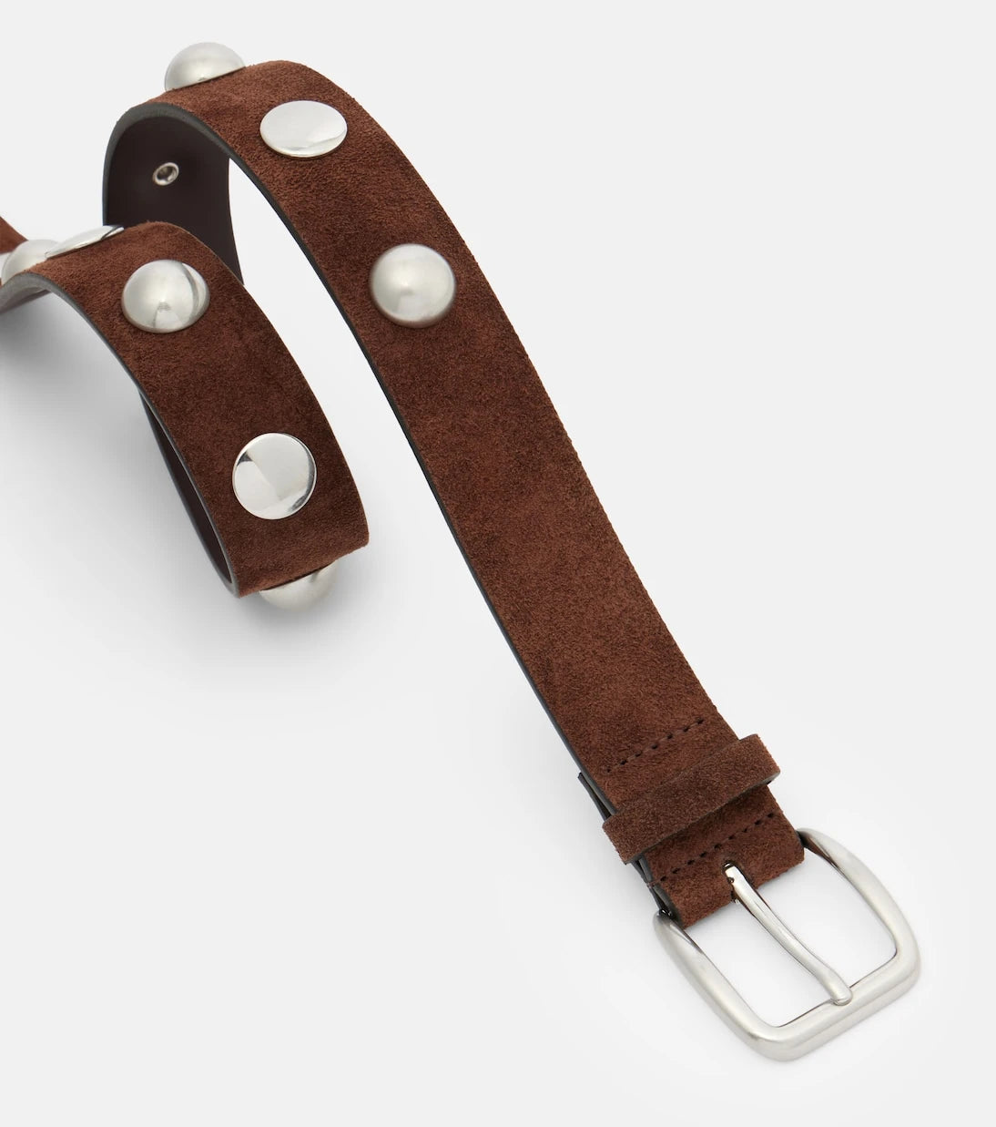 Nour Hammour - Studded suede belt