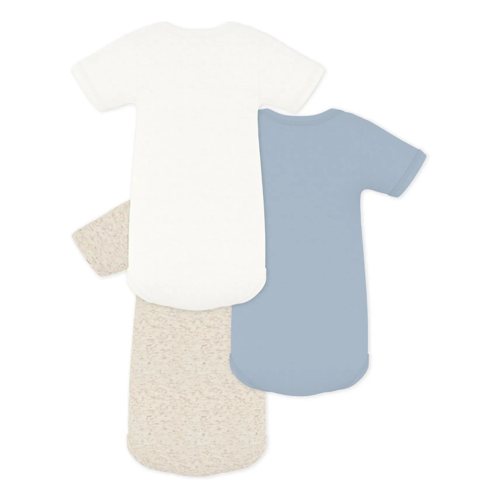 Petit Bateau - Lot 3 Bodies Unis | Blue