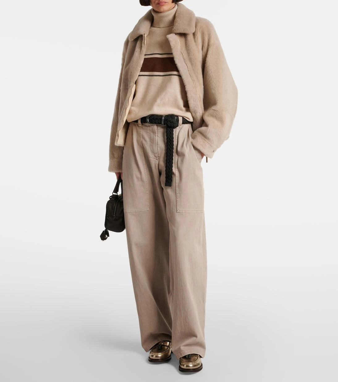 Brunello Cucinelli - Wool, cashmere, and silk sweater