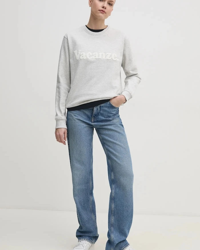 Pamuklu sweatshirt Drivemebikini Vacanze Chenille
