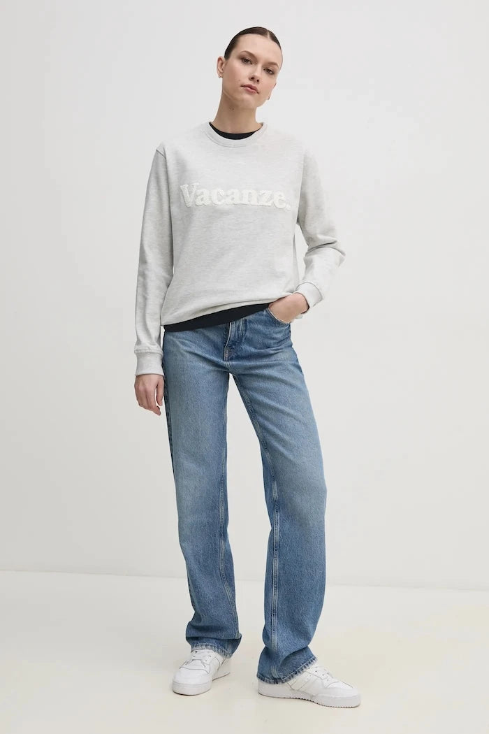 Pamuklu sweatshirt Drivemebikini Vacanze Chenille