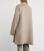 Lafayette 148 Beige Cashmere Reversible Scarf Coat