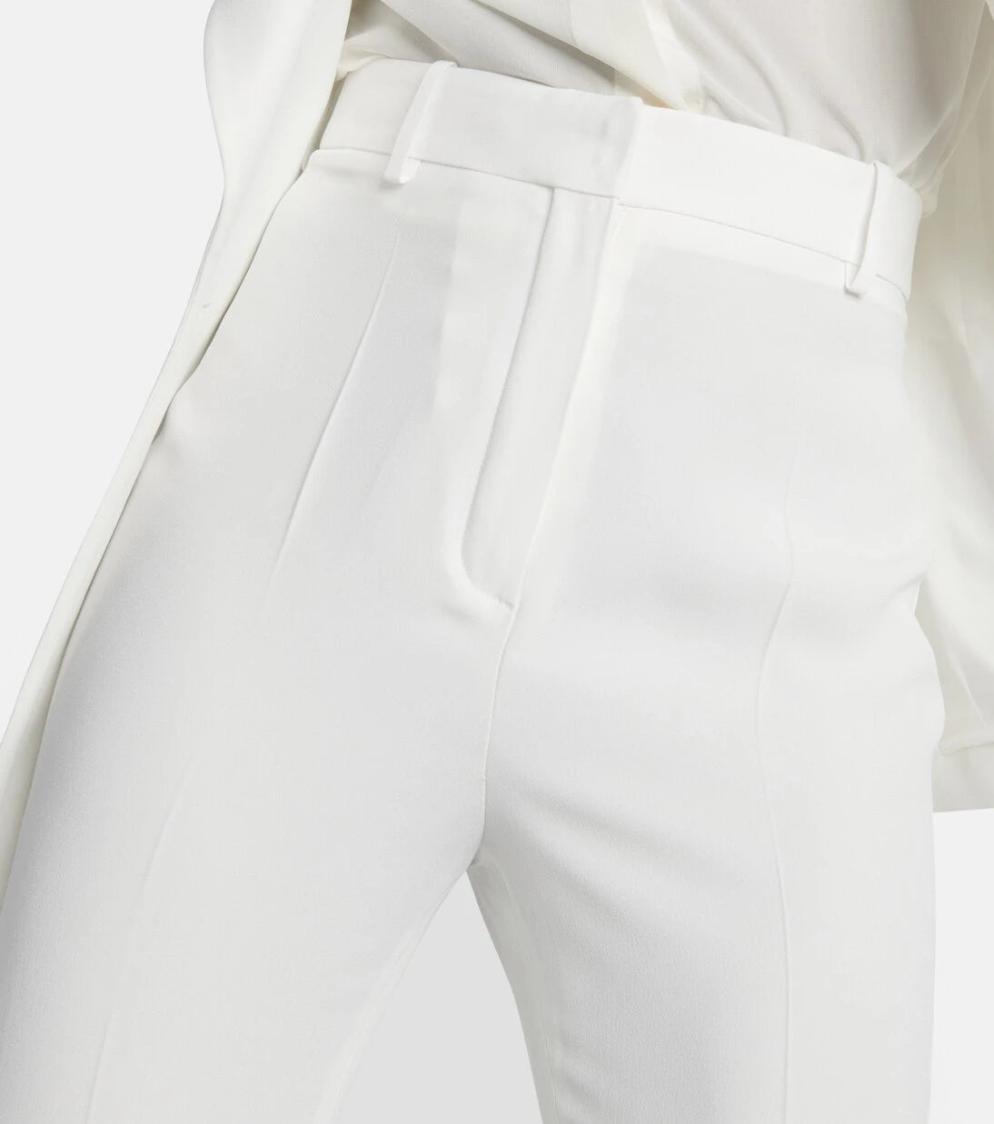 Nina Ricci - High-rise cady flared pants