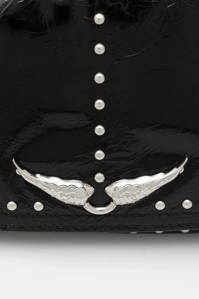 ZADIG&VOLTAIRE LE ZOUZOU VINTAGE PATENT STUDS Deri Çanta