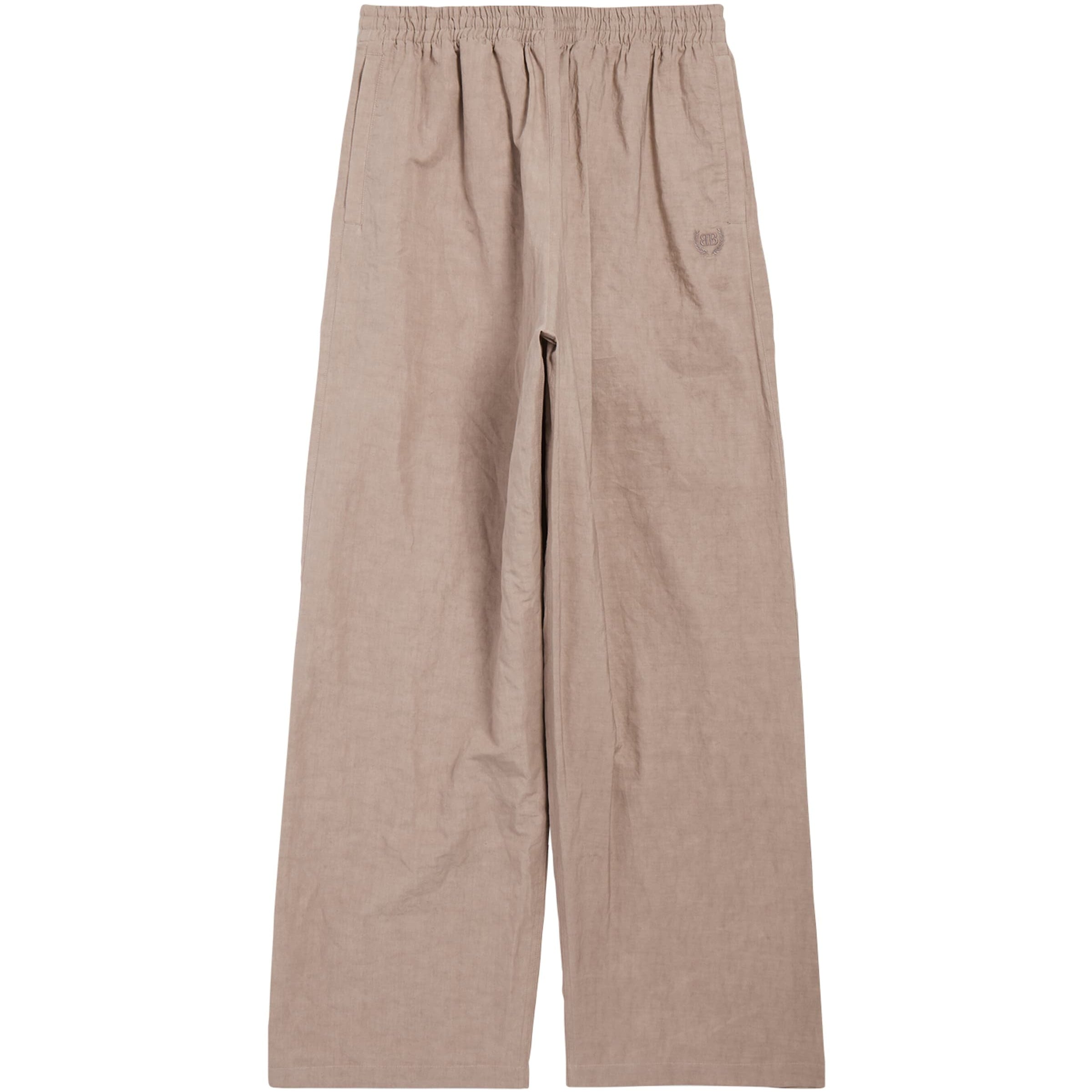 Balenciaga Brown Cotton-Blend Baggy Trousers