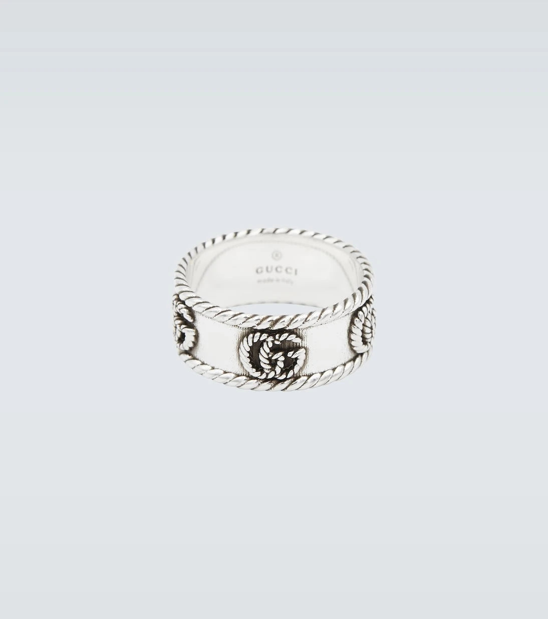 Gucci - Double G sterling silver ring