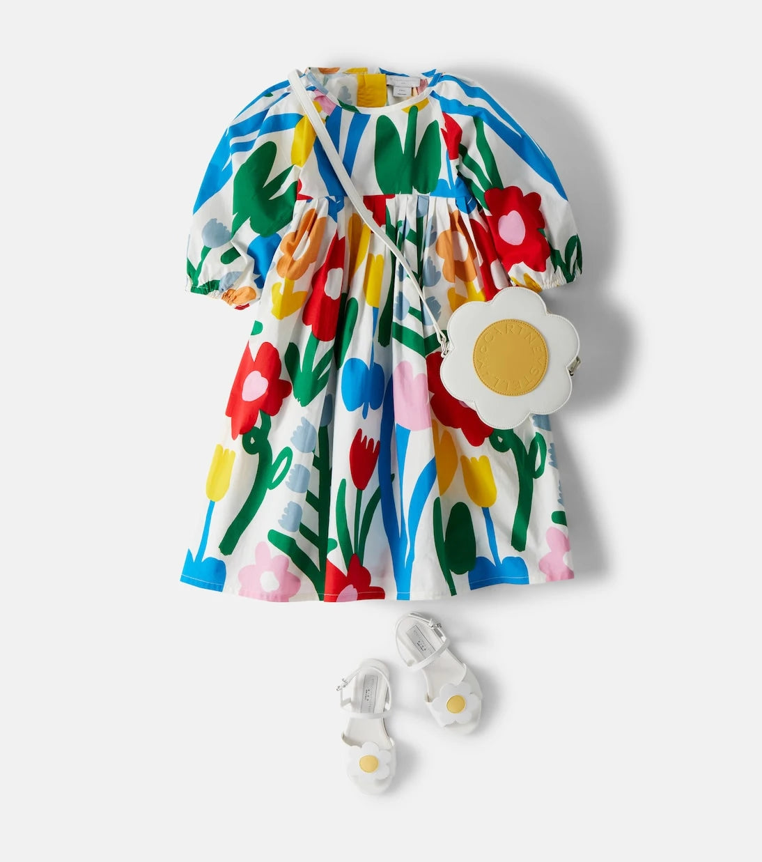 Stella McCartney Kids - Floral cotton dress