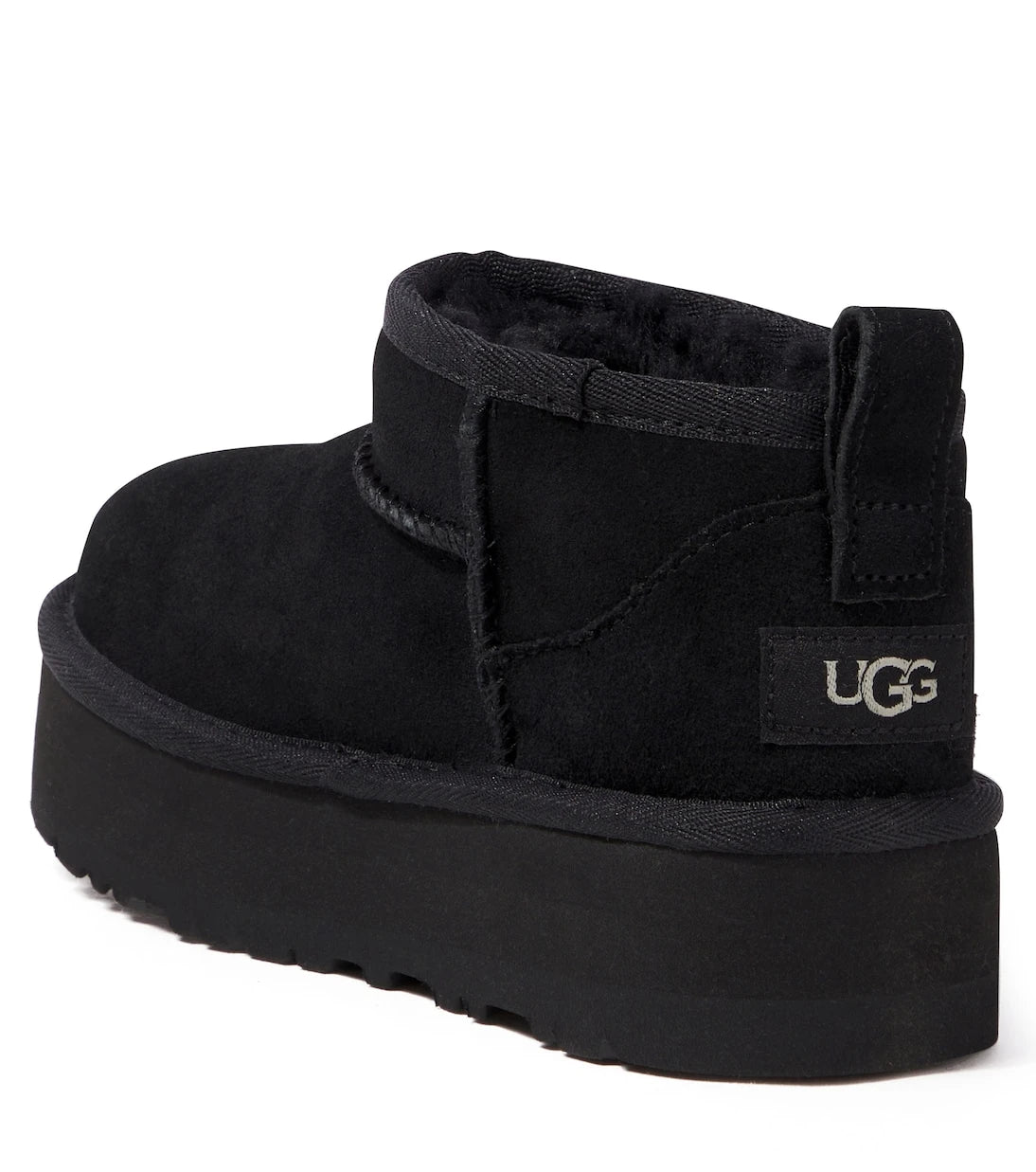 UGG Kids - جزمة كلاسيك ألترا ميني بلاتفورم من الشامواه للأطفال