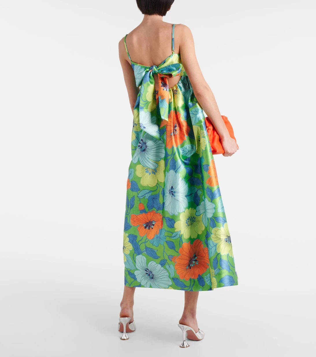 Alémais - Floral satin midi dress