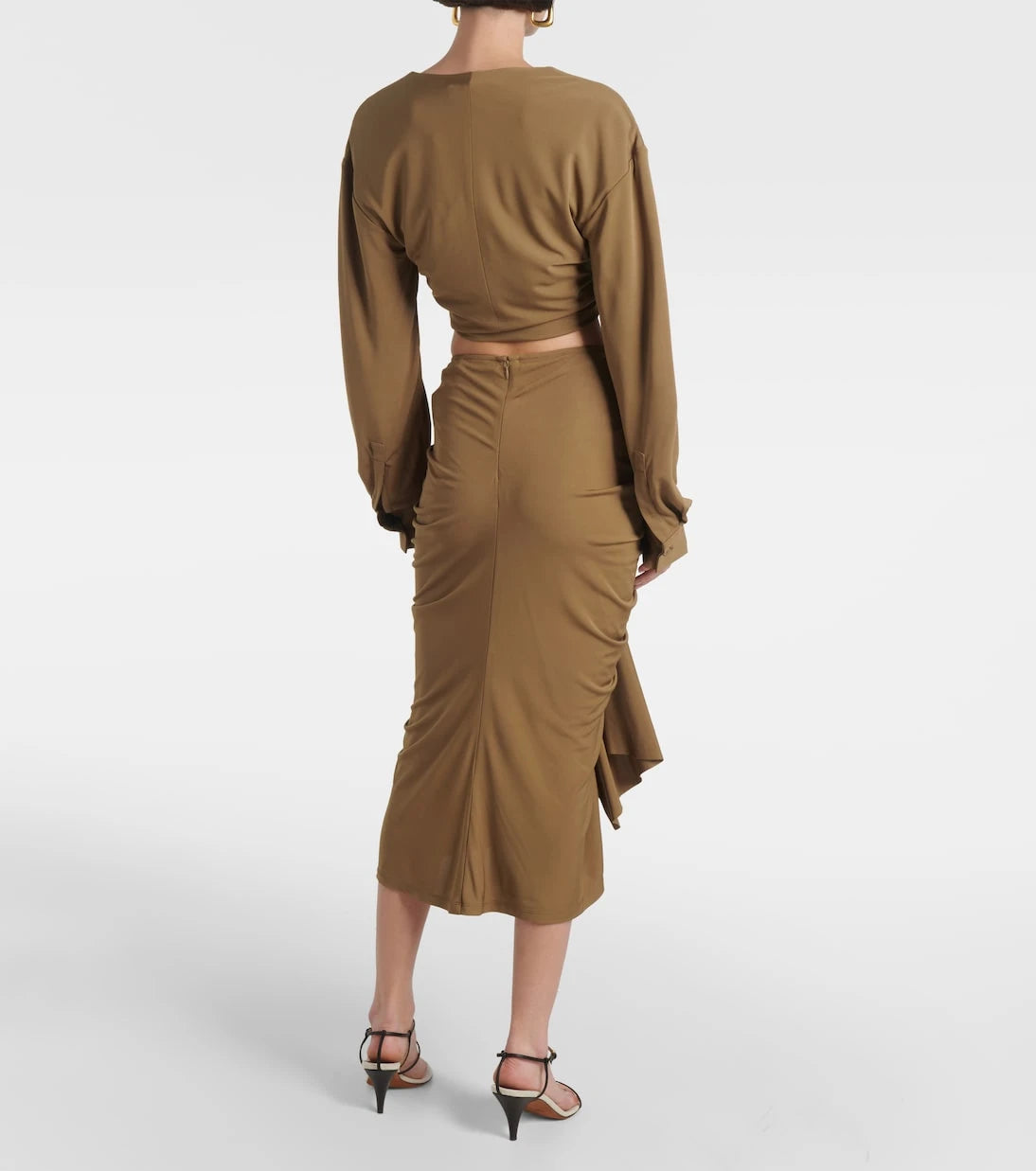 Christopher Esber - Vivenda jersey crop top