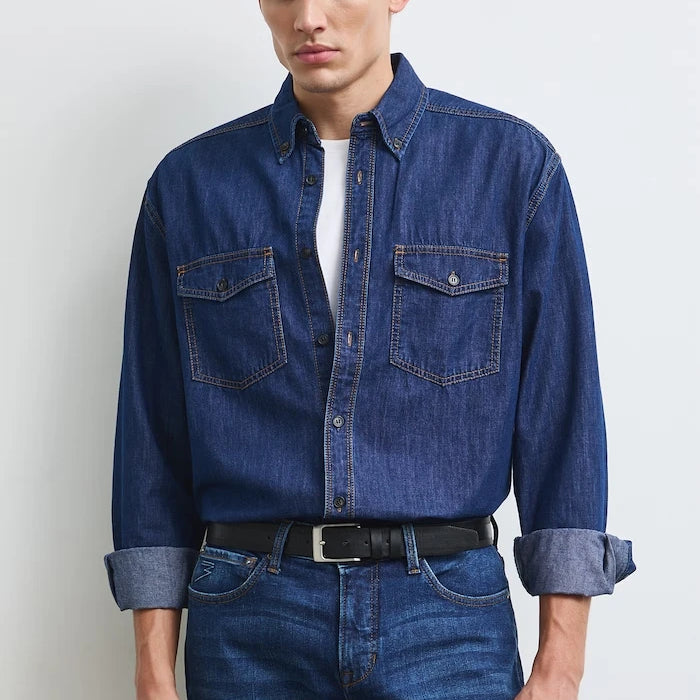 Erkek denim gömlek
