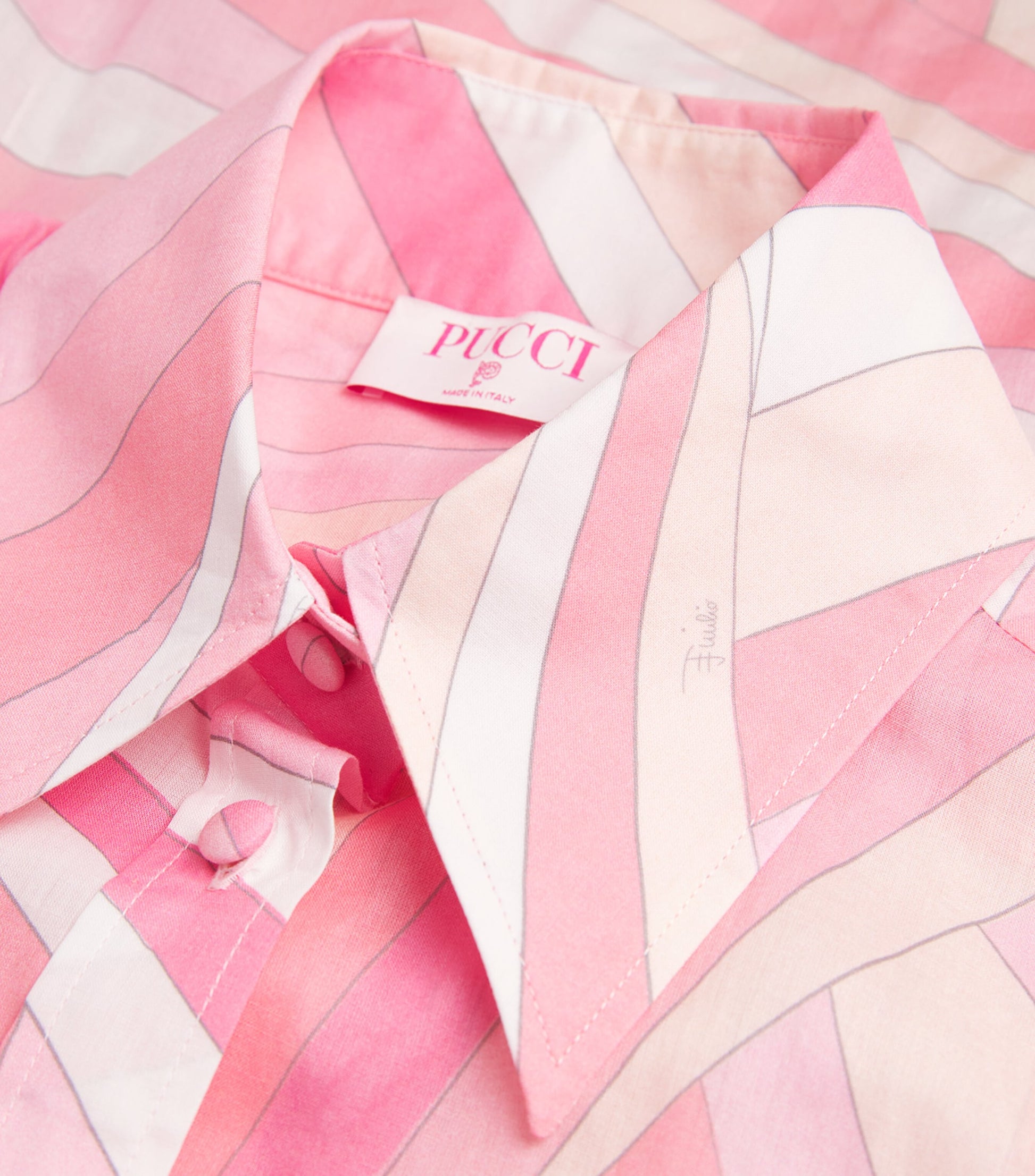 PUCCI Multi Cotton Printed Blouse