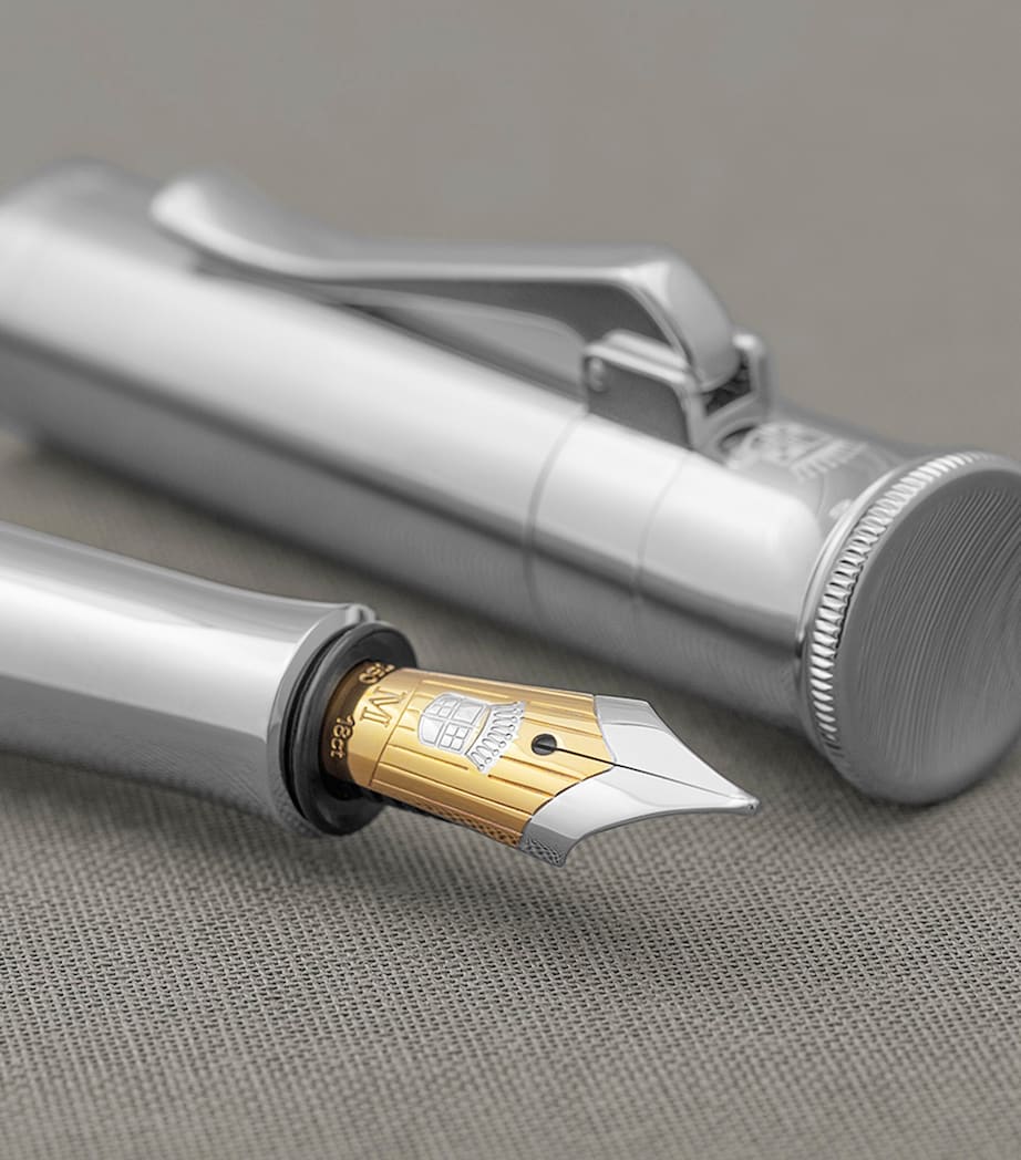 Graf von Faber-Castell Platinum-Plated Classic Fountain Pen