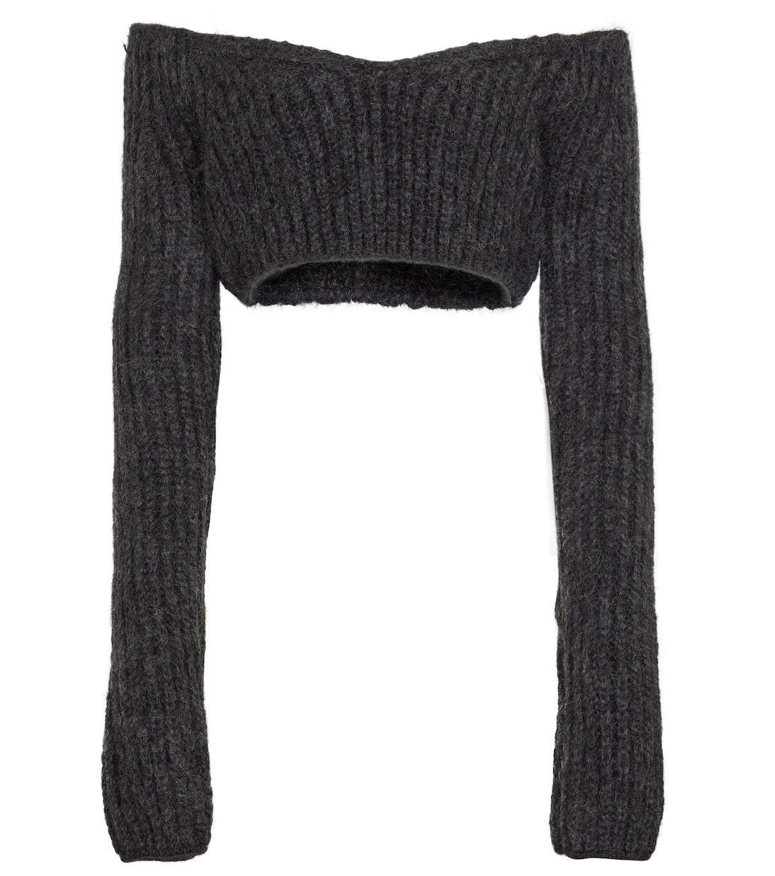Fendi - Off-shoulder mohair-blend sweater