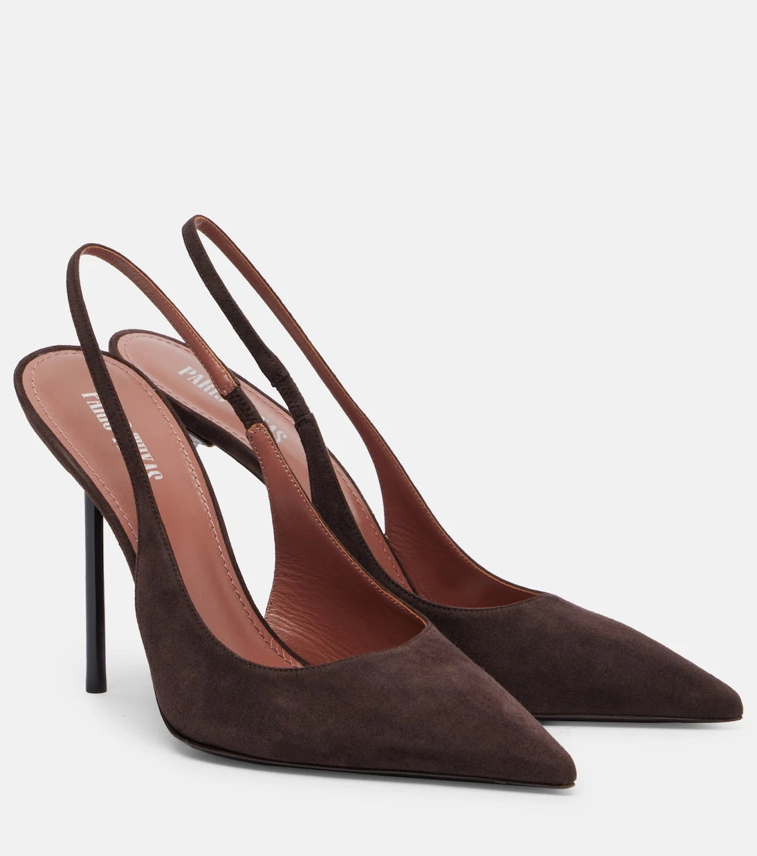 Paris Texas - Lidia 105 suede slingback pumps
