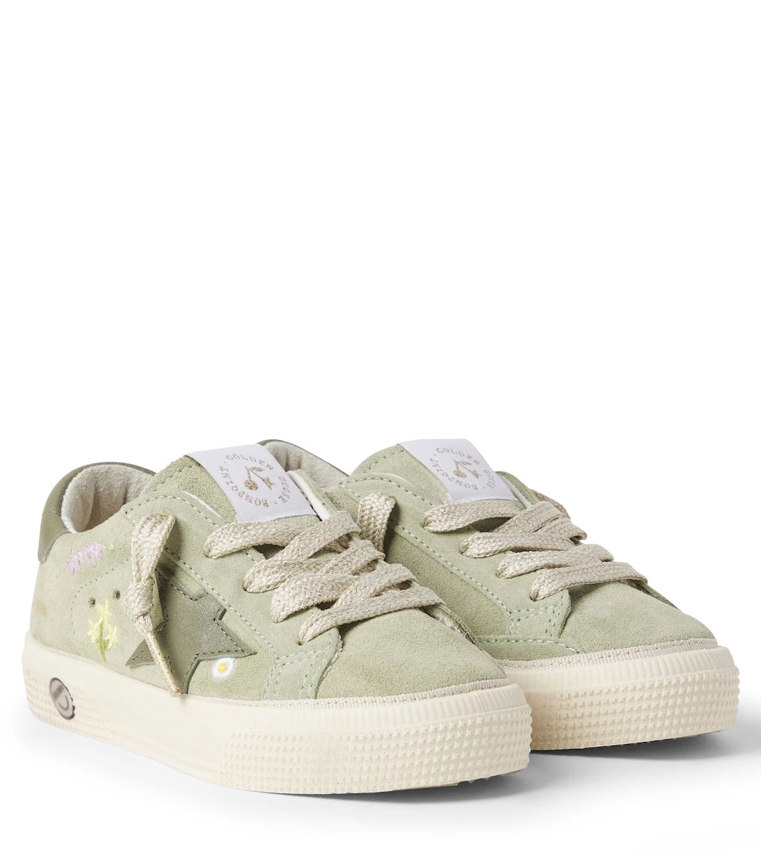 Bonpoint - حذاء رياضي Golstar من الشامواه بالتعاون مع Golden Goose