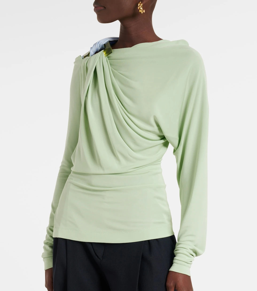 Victoria Beckham - Draped jersey top