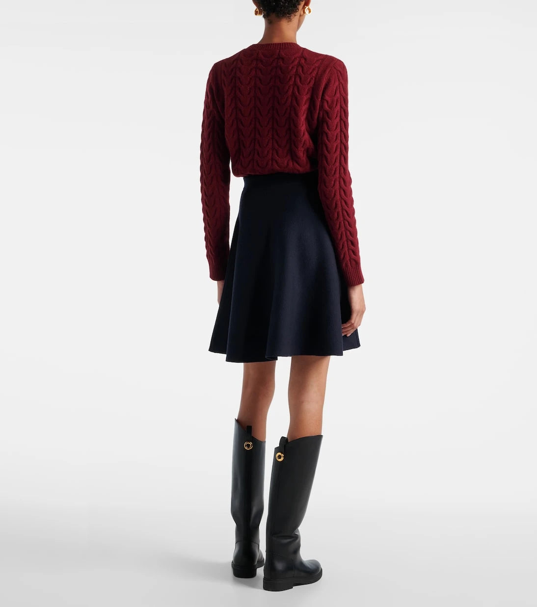 Max Mara - Ubalda virgin wool miniskirt