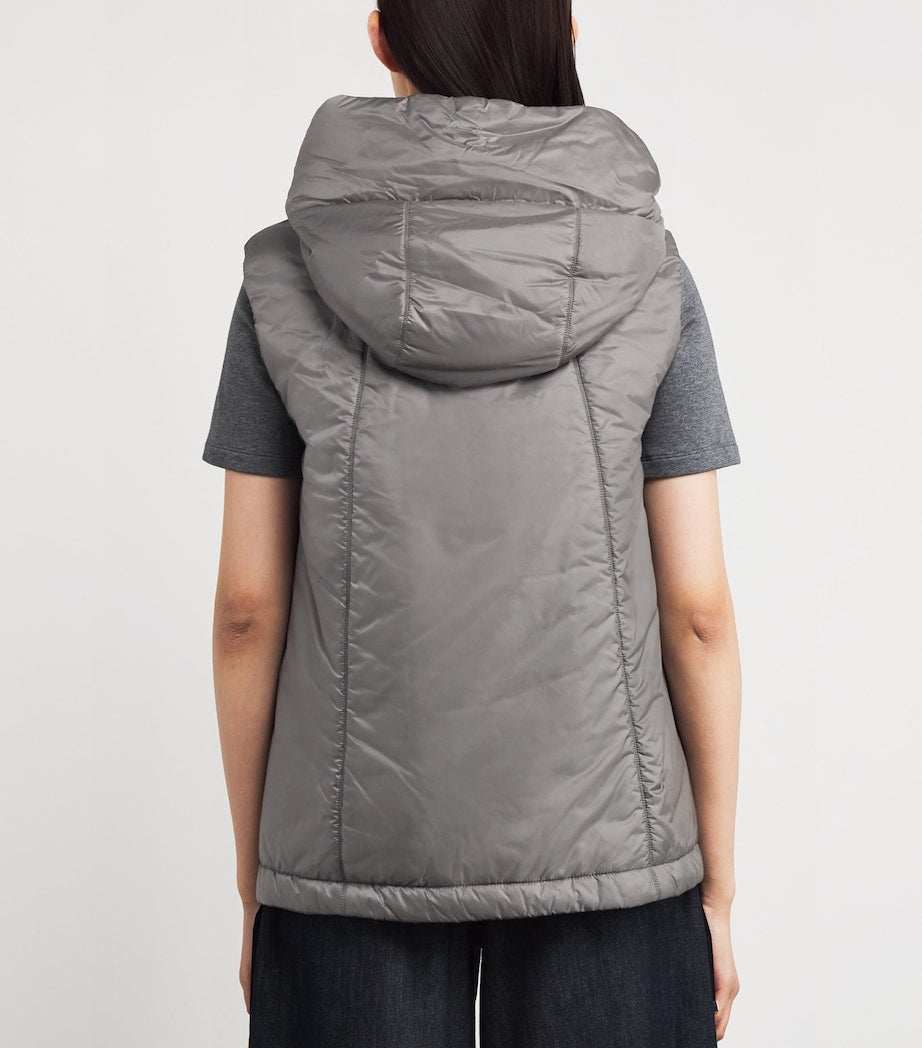 Max Mara Grey Water-Repellent Gilet