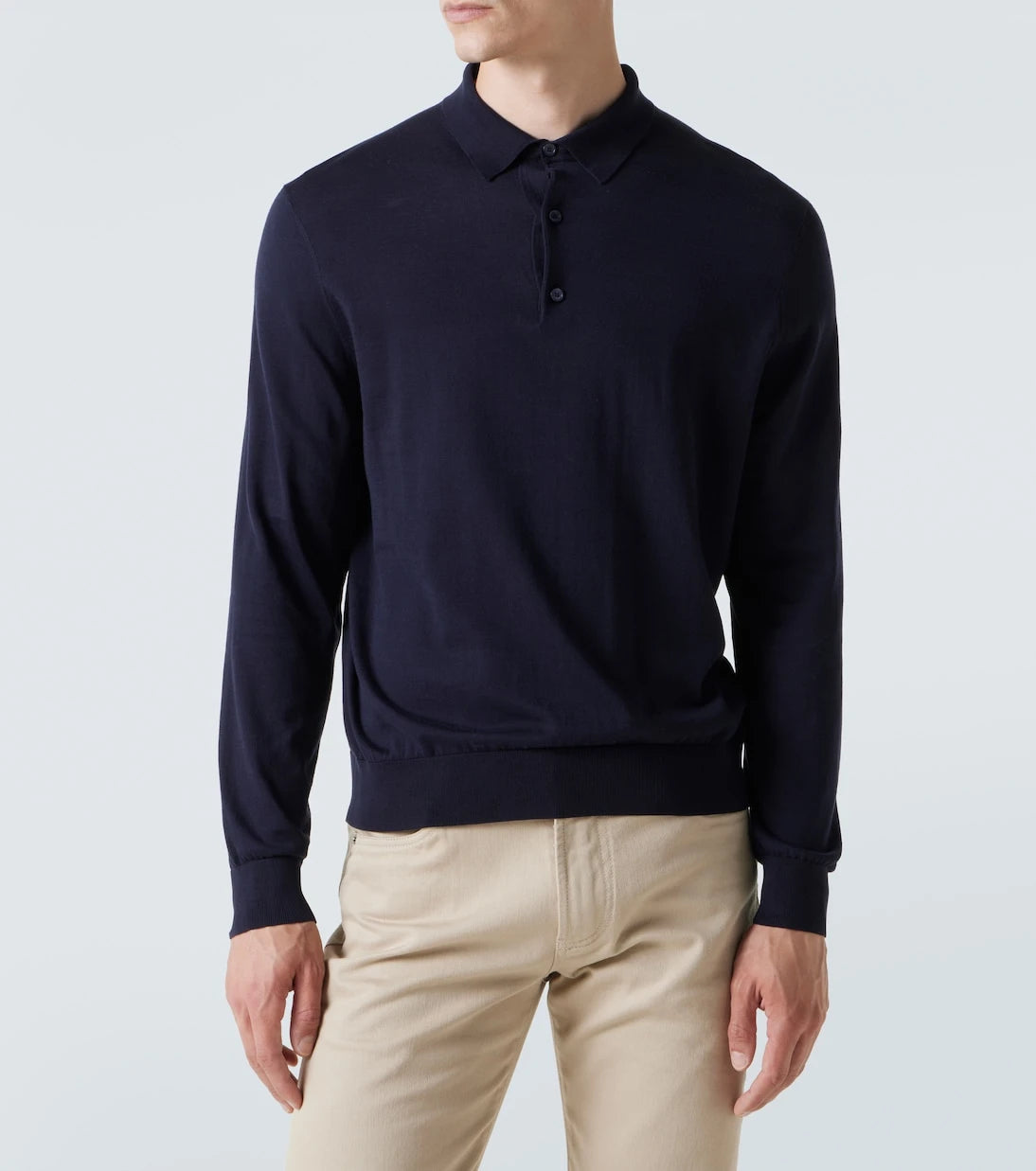 Loro Piana - قميص بولو قطني