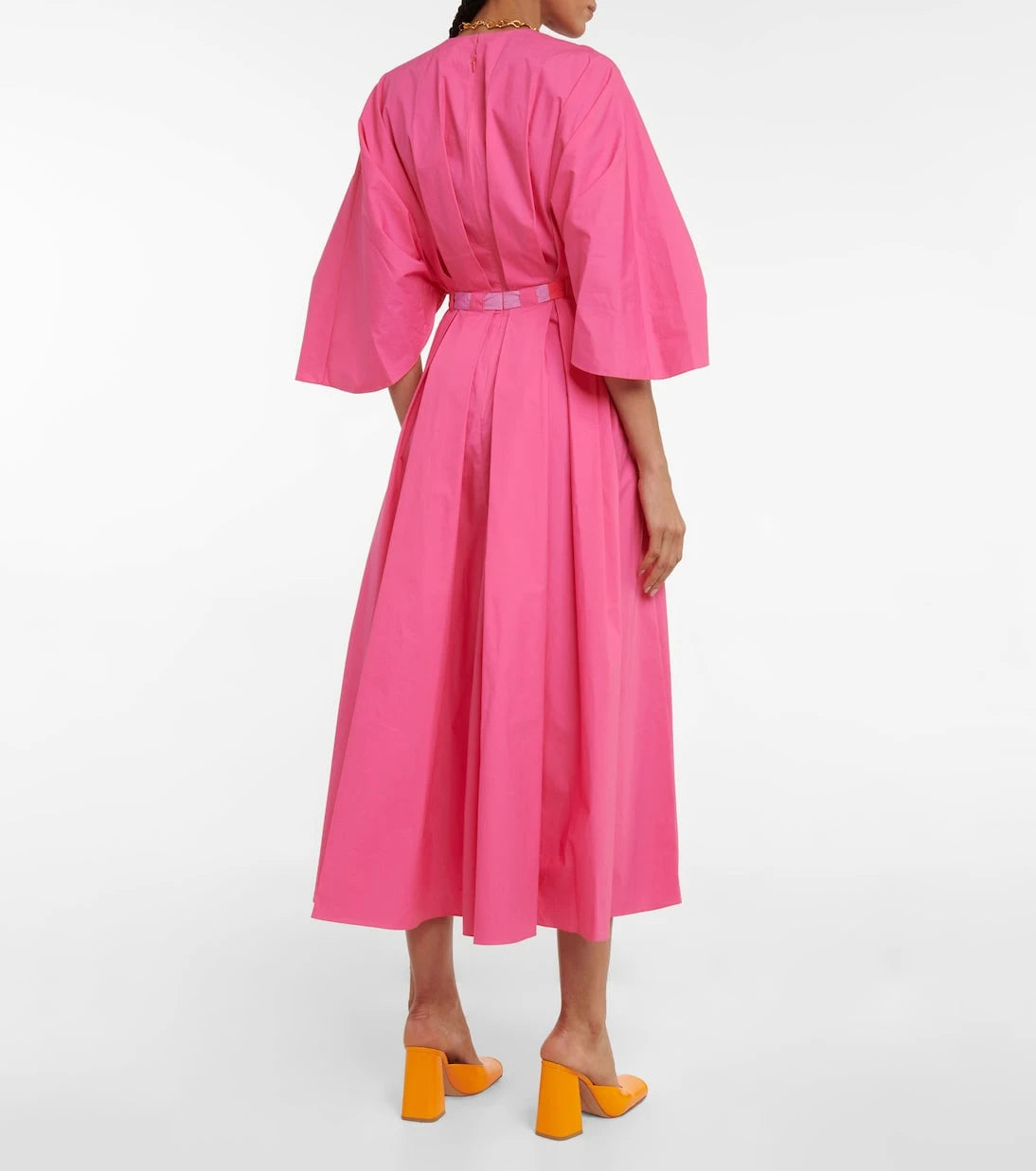 Roksanda - Naomina cotton poplin midi dress