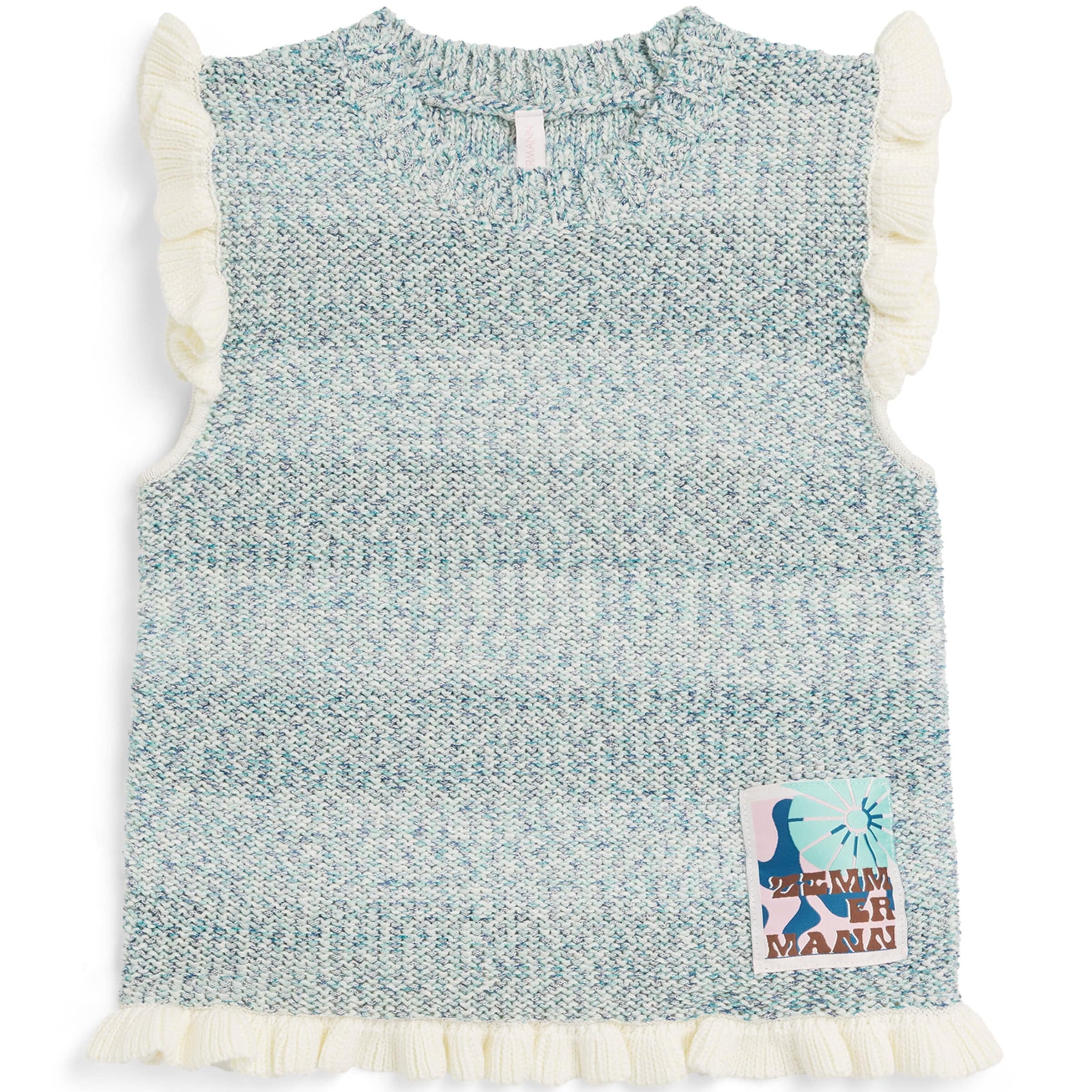 Zimmermann Kids Cotton-Blend Patience Sweater Vest (1-12 Years)