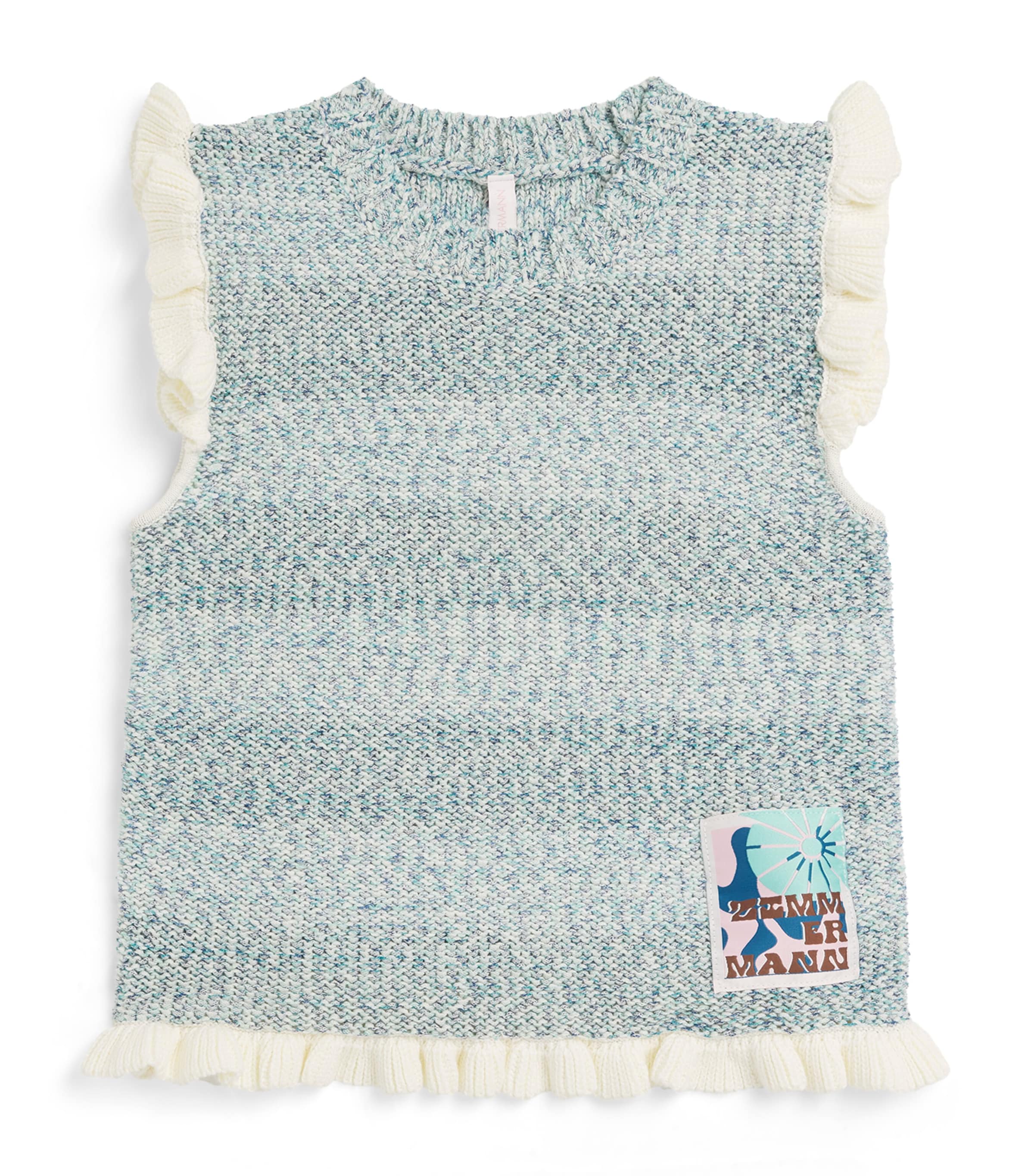 Zimmermann Kids Cotton-Blend Patience Sweater Vest (1-12 Years)
