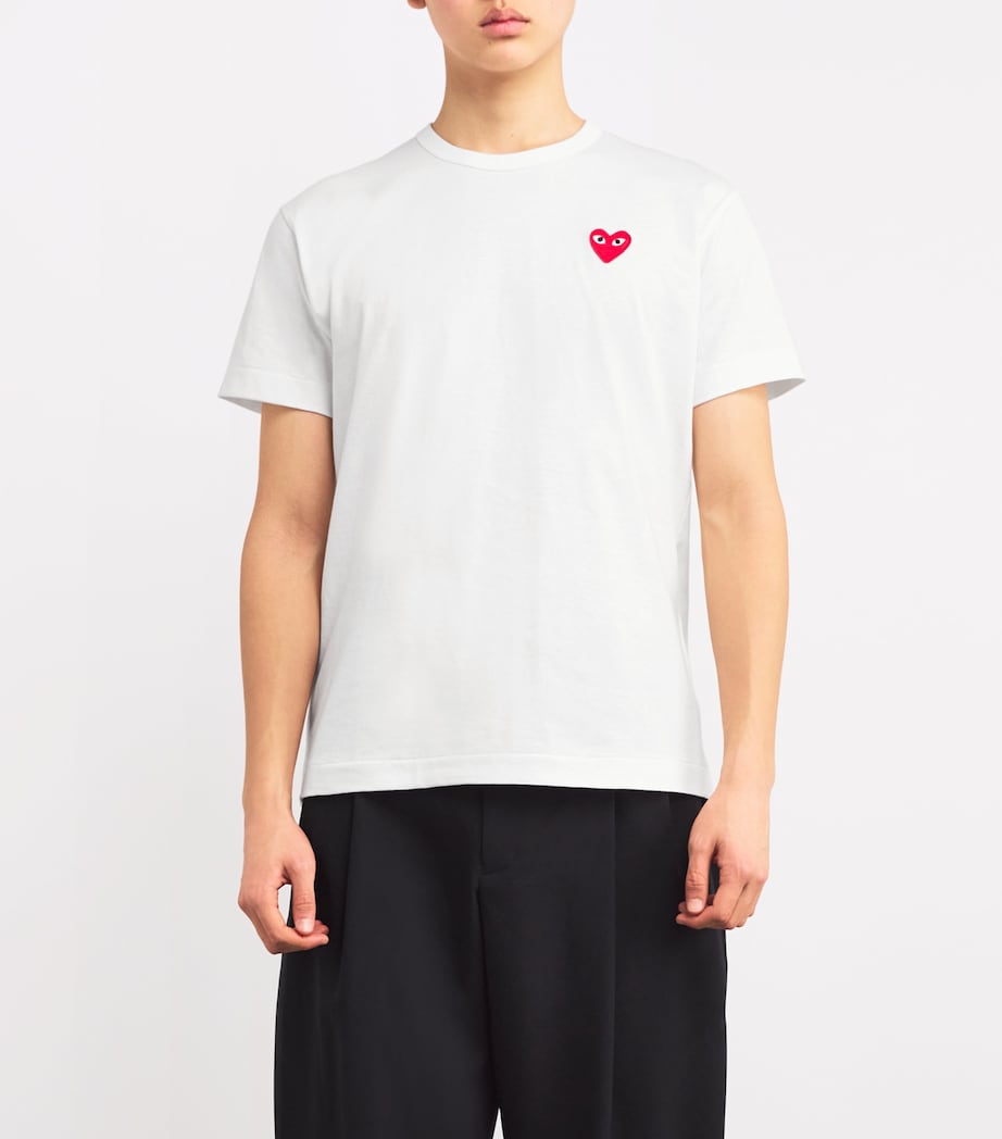 Comme Des Garçons Play Heart Logo T-Shirt