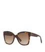 Brown Rectangular Tortoiseshell Sunglasses