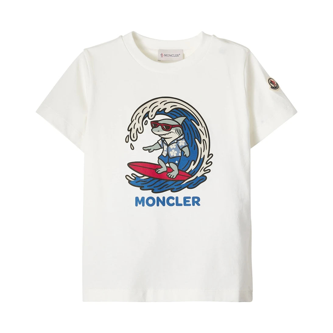 Moncler Enfant - Logo printed cotton jersey T-shirt