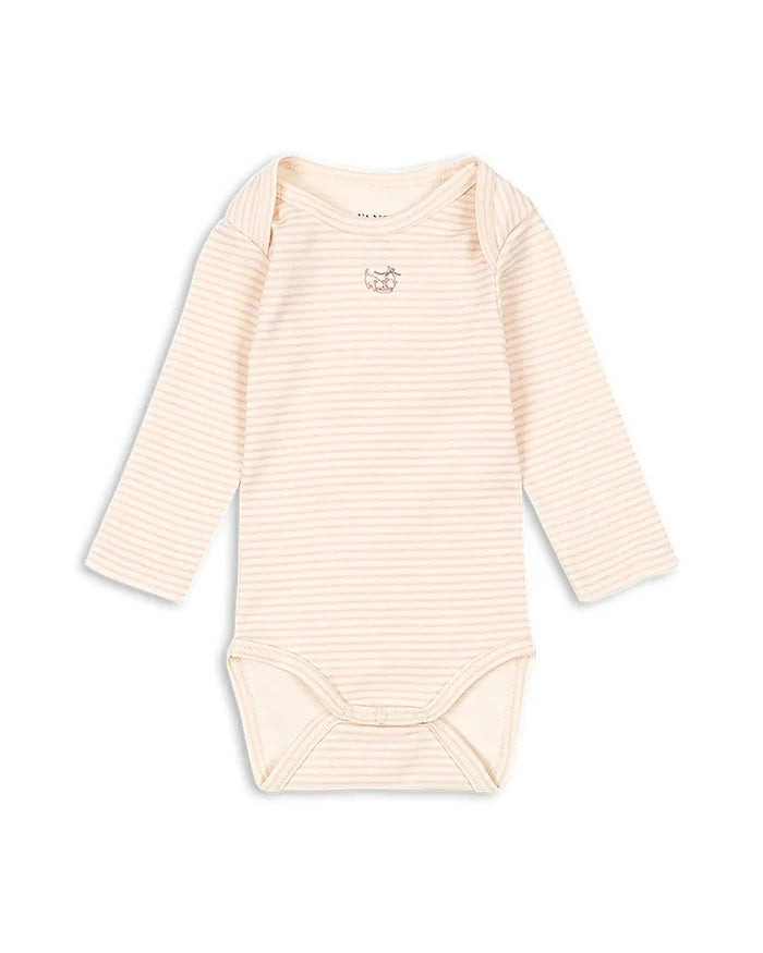 Бебешко боди от памук Fanga Fontana FIO STRIPE LS BODY OCS