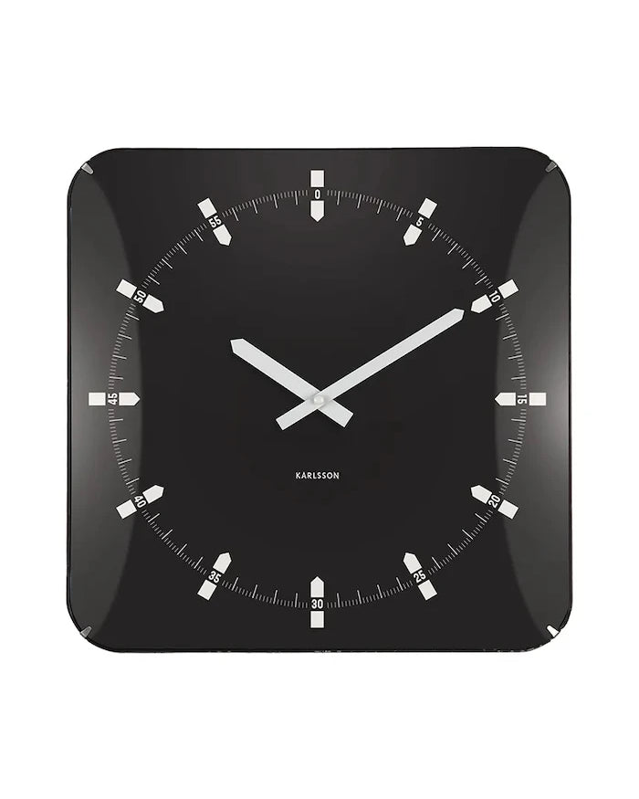 Karlsson Sucinto Dome Square Duvar Saati 35 x 35 x 4,5 cm