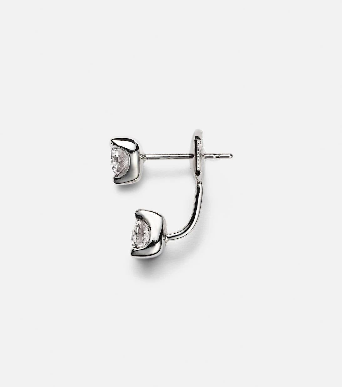 Anita Ko - 18kt white gold single earring with diamonds