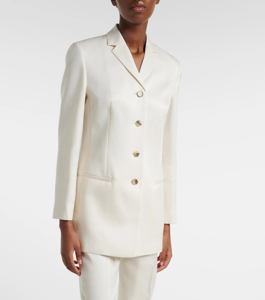 Calvin Klein Collection - Adrian wool and silk blazer