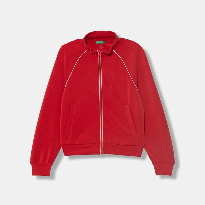 United Colors of Benetton çocuklar için fermuarlı sweatshirt