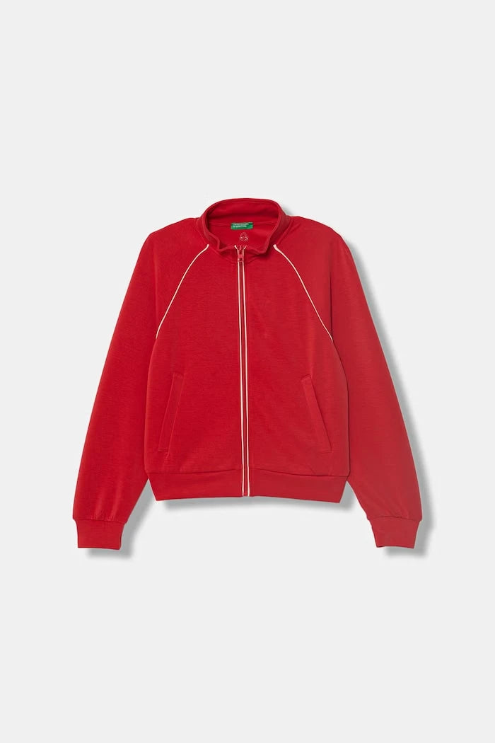 United Colors of Benetton çocuklar için fermuarlı sweatshirt