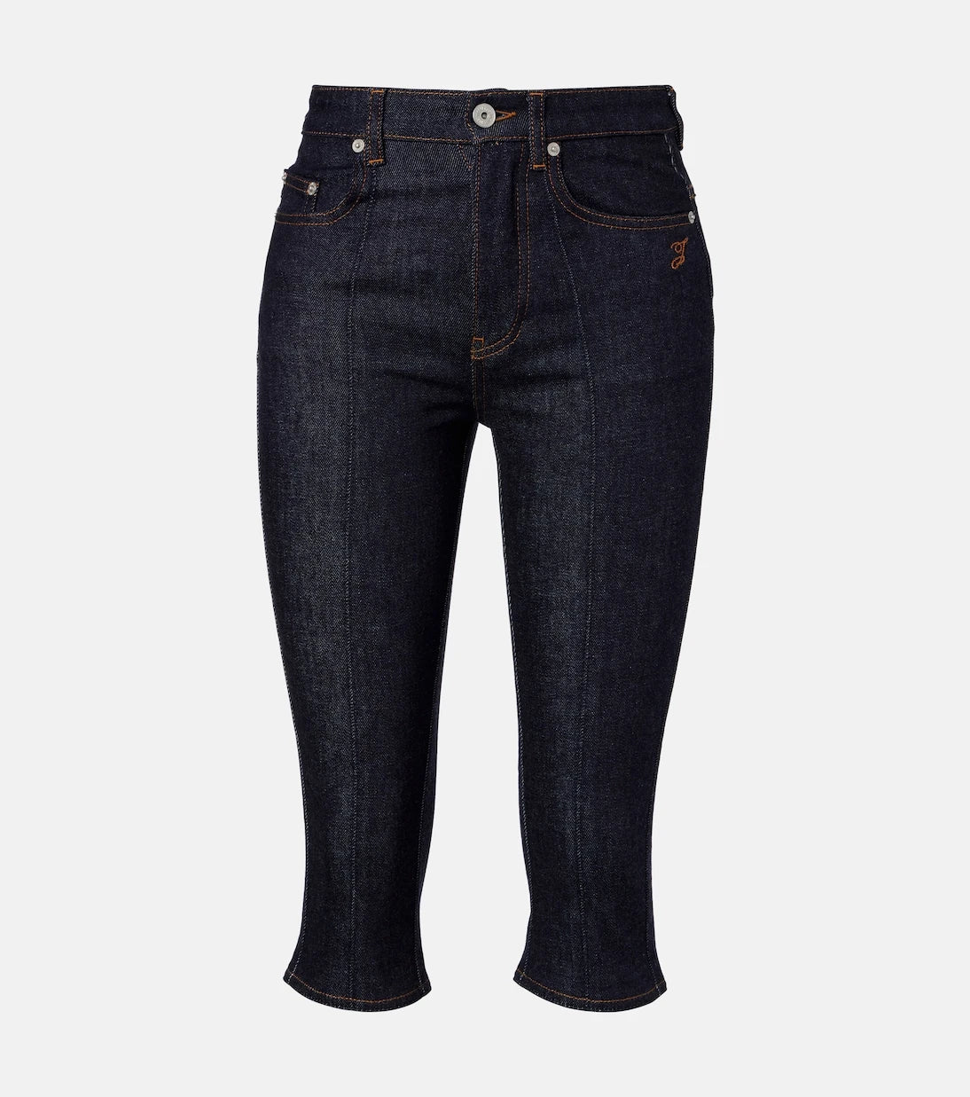 Jacquemus - Logo capri jeans