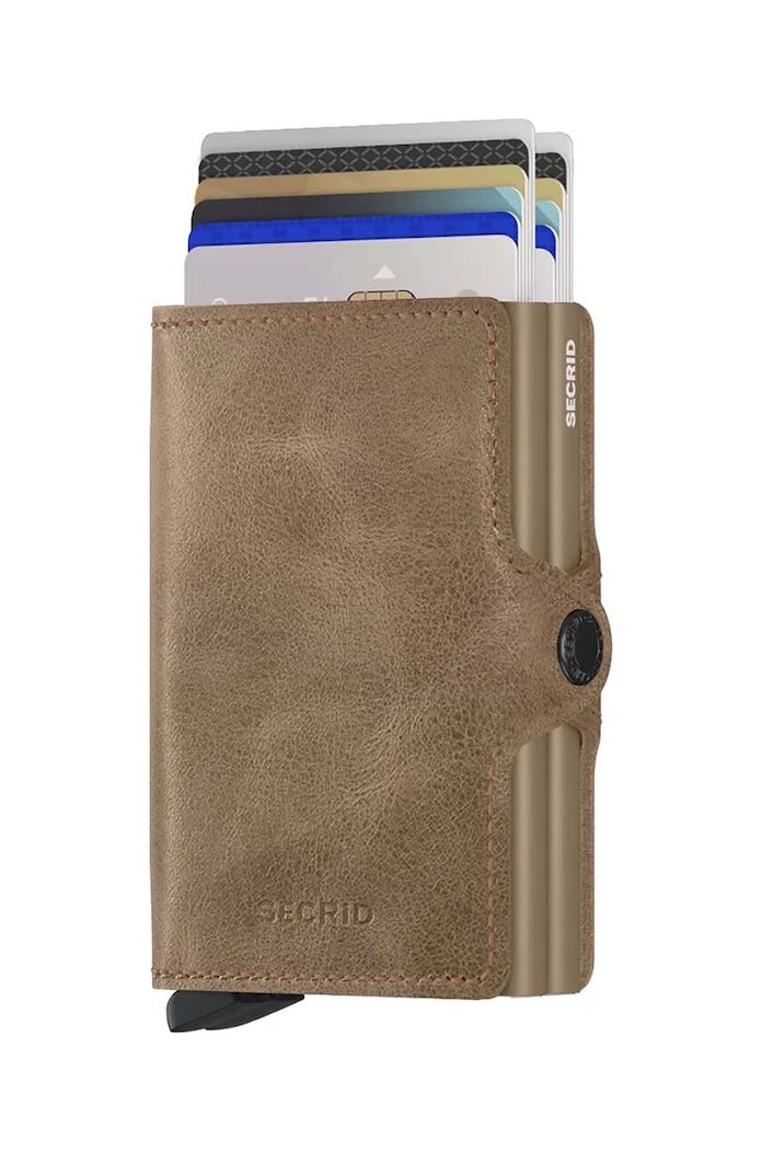 Secrid Twinwallet Vintage Taupe Deri Cüzdan