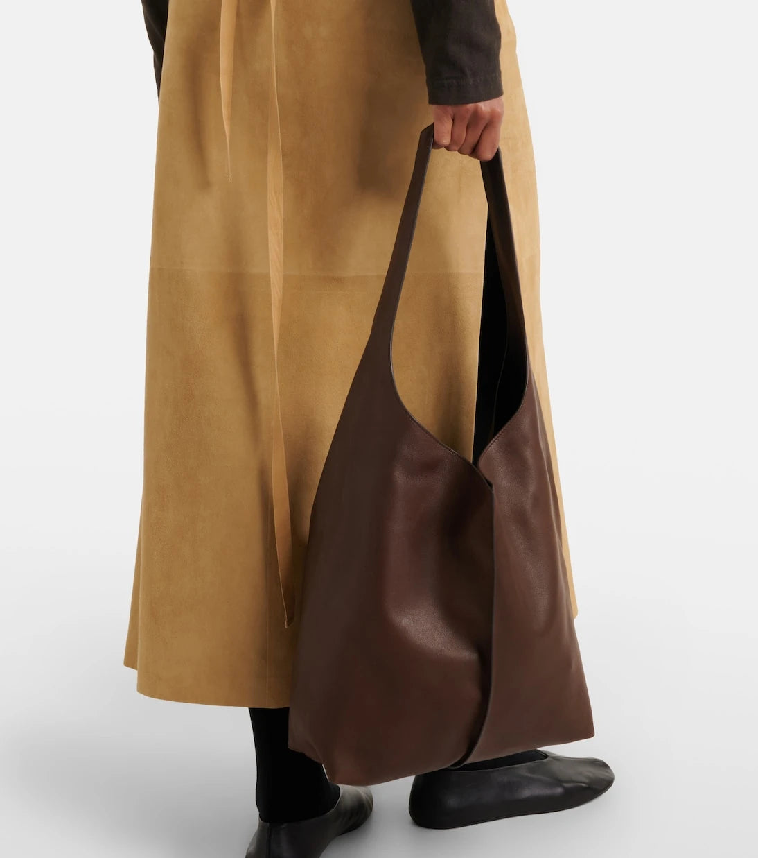 The Row - Bindle Medium leather shoulder bag