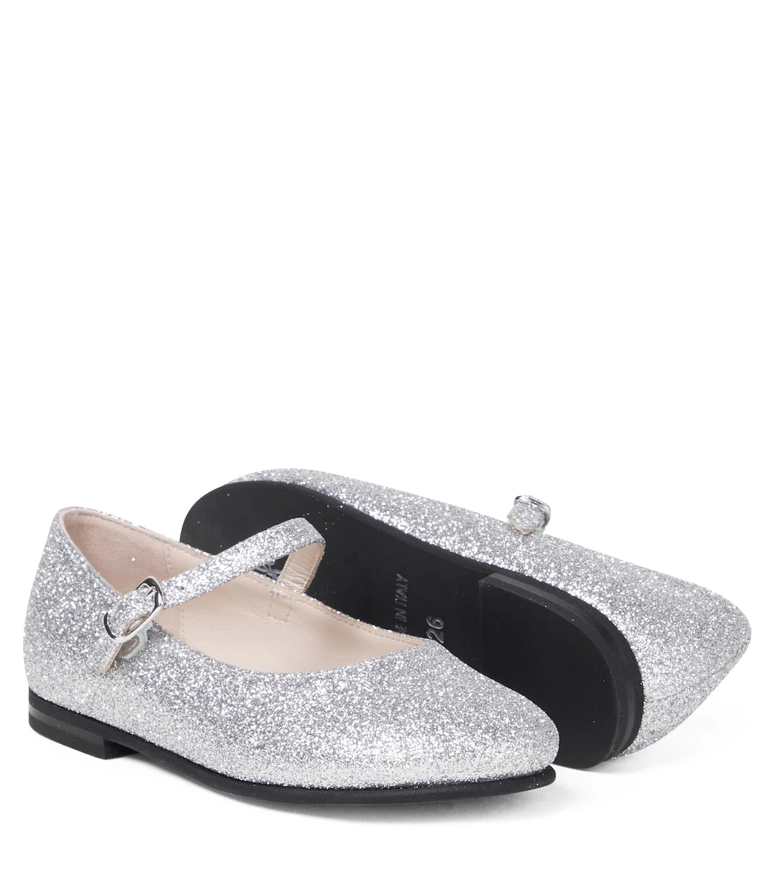 Il Gufo - Glitter Mary Jane ballet flats