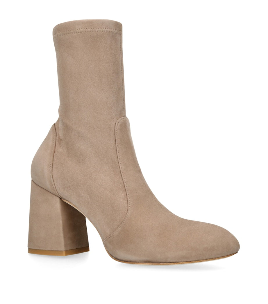 Stuart Weitzman Brown Suede Ankle Boots 85