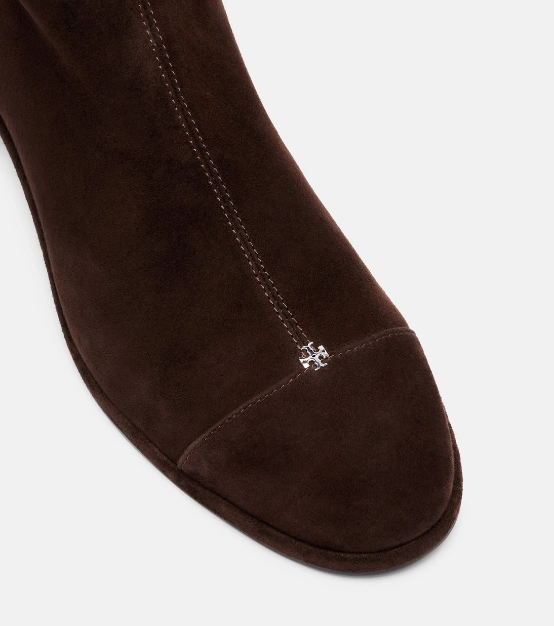 Tory Burch - Cap-toe 55 suede knee-high boots