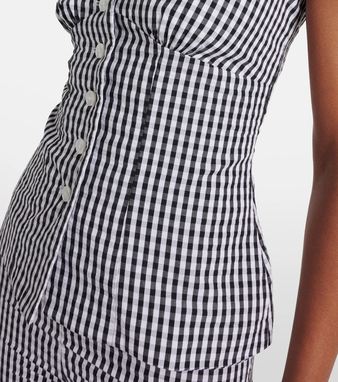 Faithfull - Gingham cotton poplin top