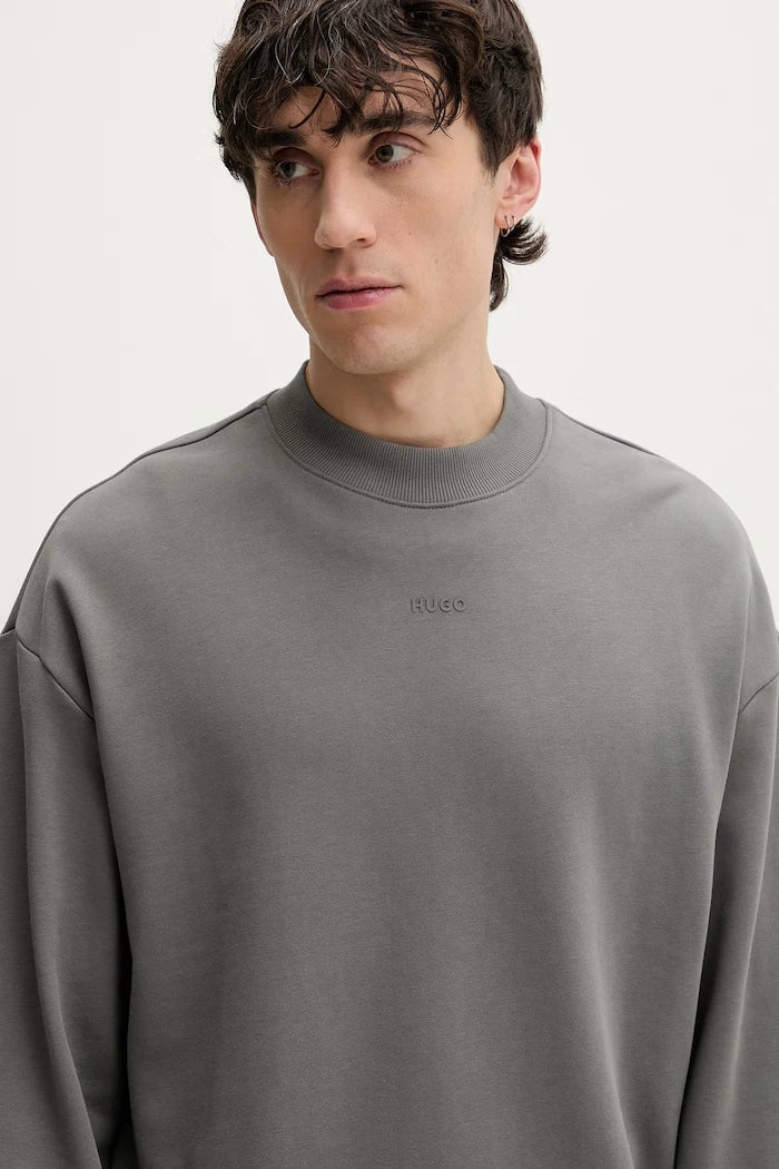 HUGO erkek pamuklu sweatshirt Dapocrew